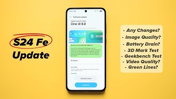 Samsung S24 FE One UI 8 Update – Full Review, Benchmarks & Camera Test!