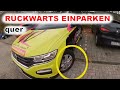 Einparken Teil 1/4 - rückwärts quer - Grundfahraufgabe parken in Fahrstunde und Fahrprüfung