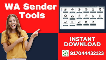 WA Sender Tools | Google Map Extractor | WhatsApp Number Filter |  WhatsApp Warmer