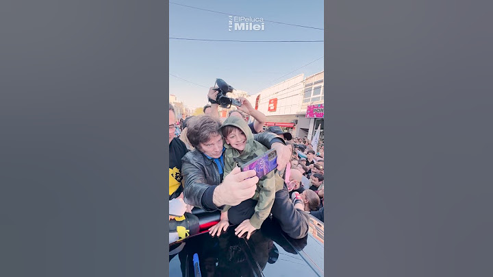CHICO SE EMOCIONÓ CON MILEI