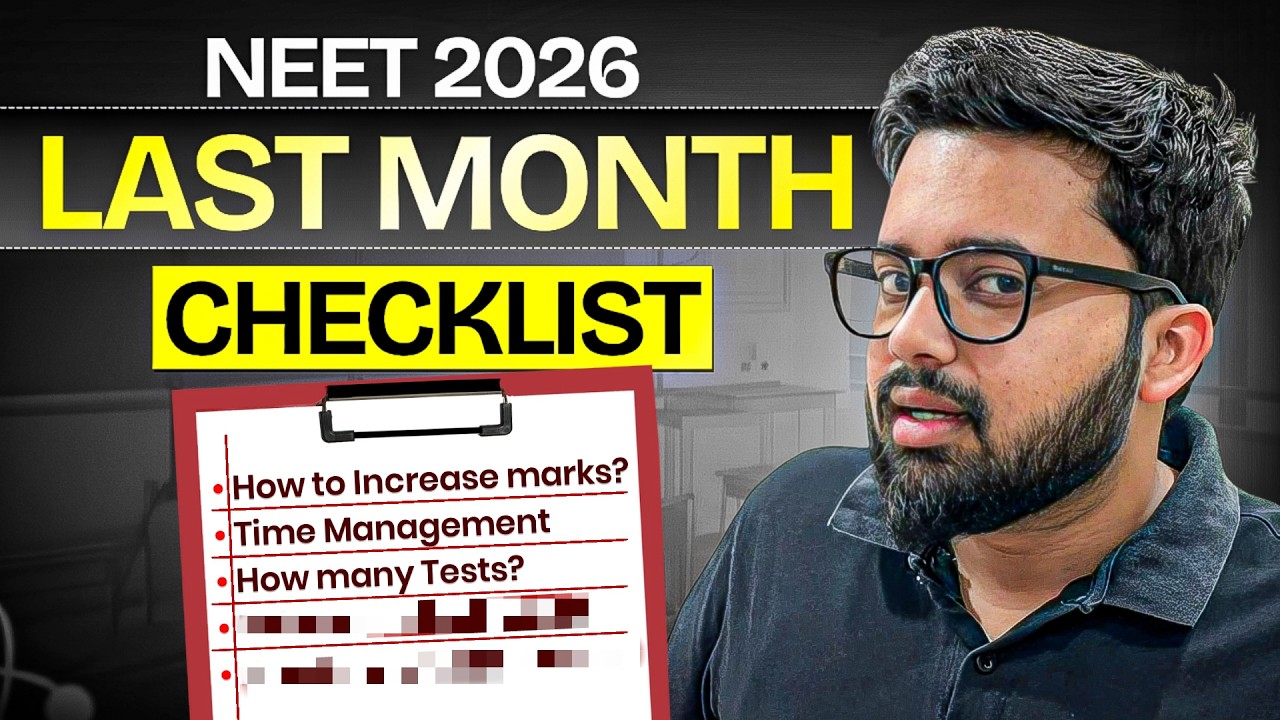NEET 2026 Last 30 Days | 90% Aspirants Make These Mistakes - YouTube