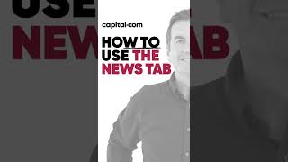 How to use the news tab | Capital.com Trading app #Shorts