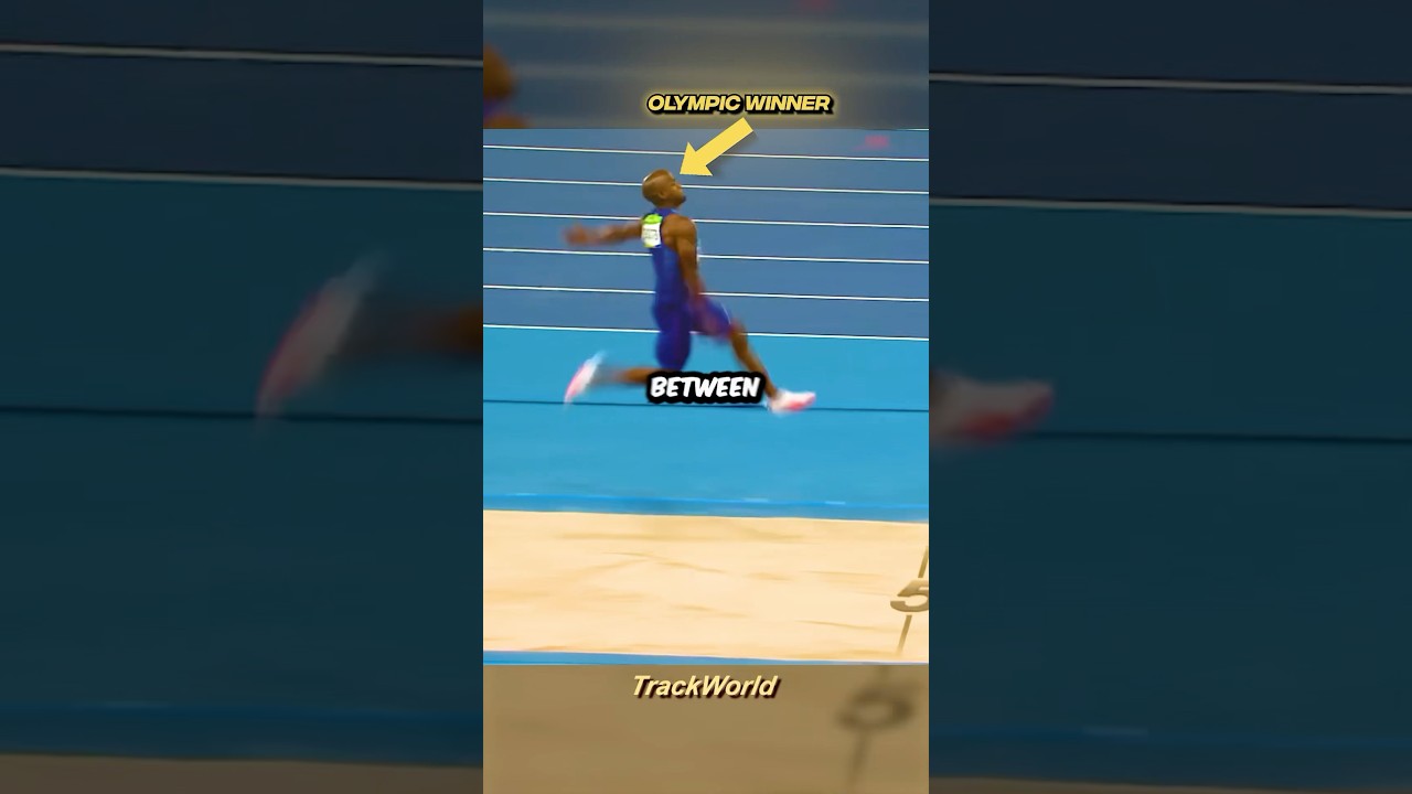 The Difference Between Amateur and Olympic Long Jumpers🤯🔥