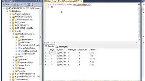 Performance test of SQL Server 2014 OLTP In Memory function with millions of rows