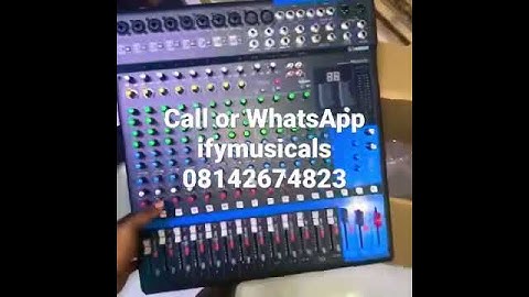 16 channels mixer Yamaha