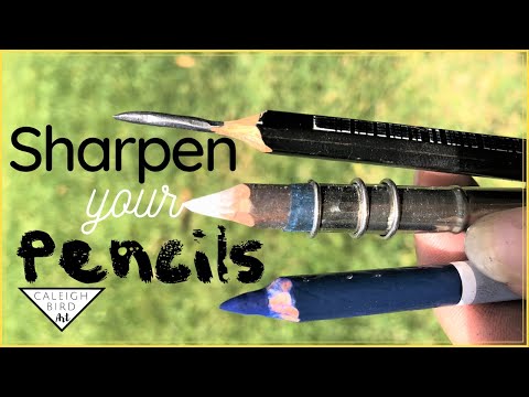 How to Sharpen Pencils for Drawing