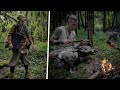 VIKING BUSHCRAFT TRIP | Truite, fabrication de cordage, chapati, briquet silex, vie sauvage ...