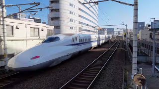 没動画#11「東海道新幹線N700系1000番台 名古屋駅発車(ピンボケ)」