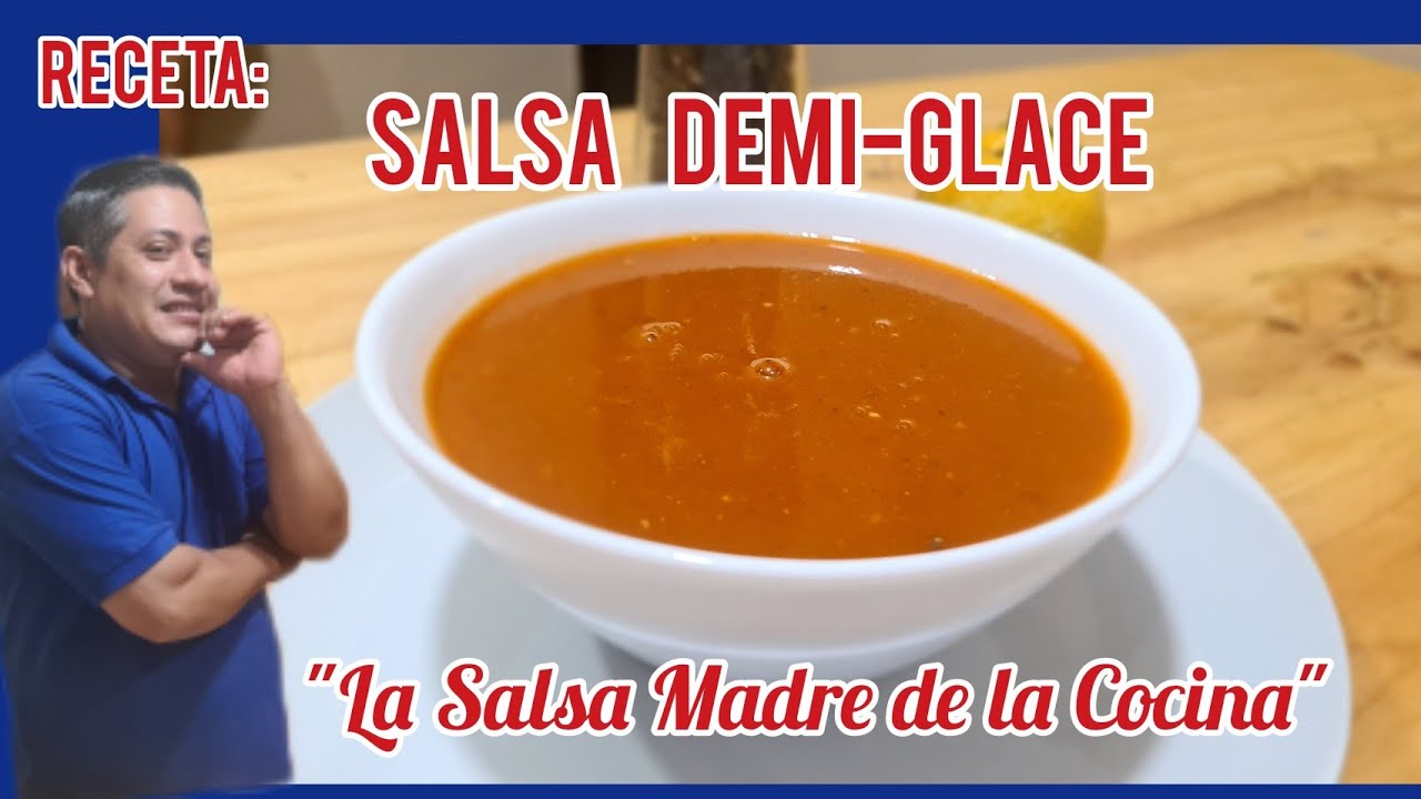 salsa BASE DE CARNE de RES / SALSA DEMI GLASE / fondo de res / consome