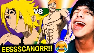 A Pior Animação De Nanatsu No Taizai Voice Makers React - Tente Nao Rir