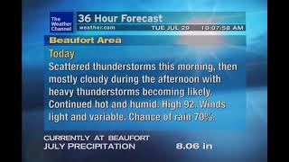 WeatherStar XL Beaufort, SC 7/29/25