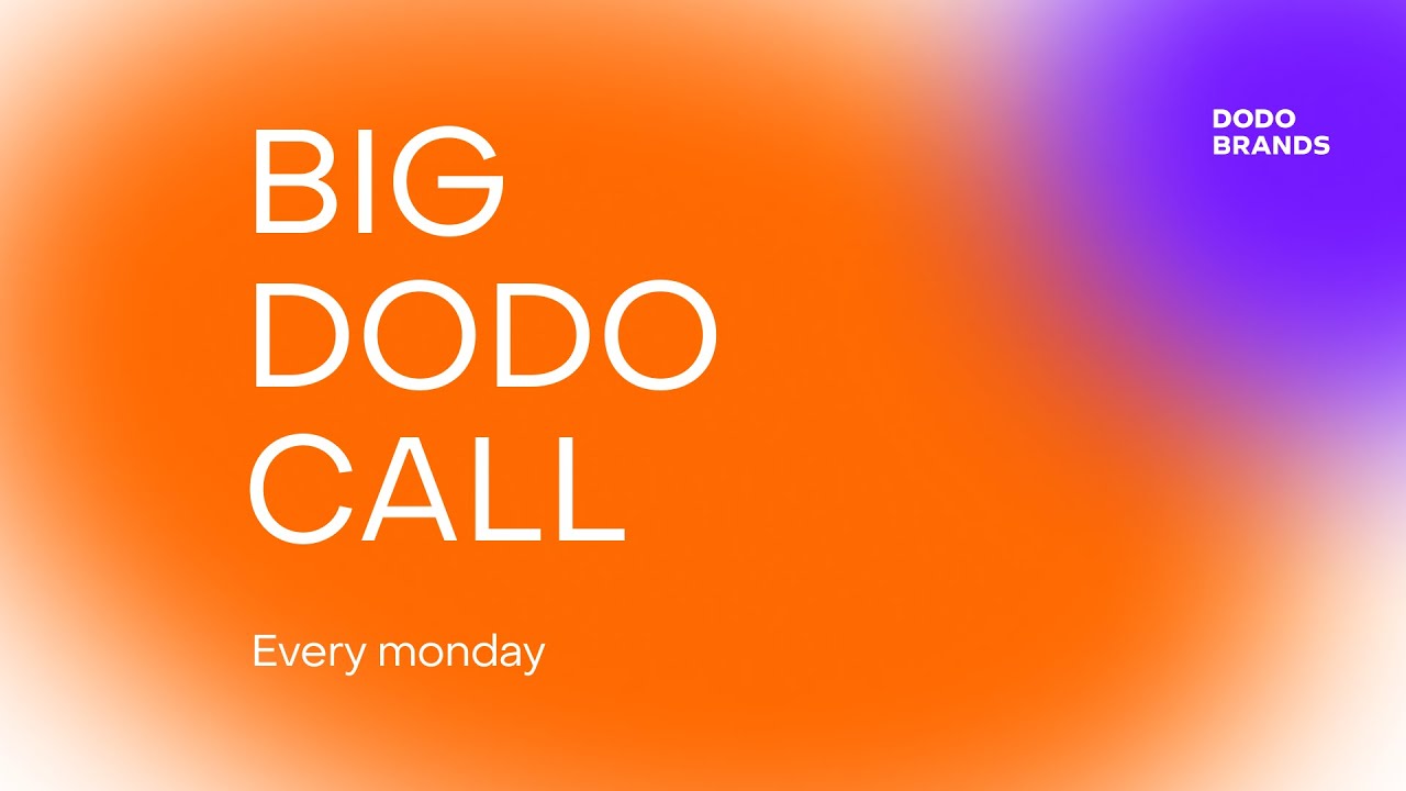Big Dodo Call - 11.09.2023 / Юлия Шуткина, Руководитель отдела ...
