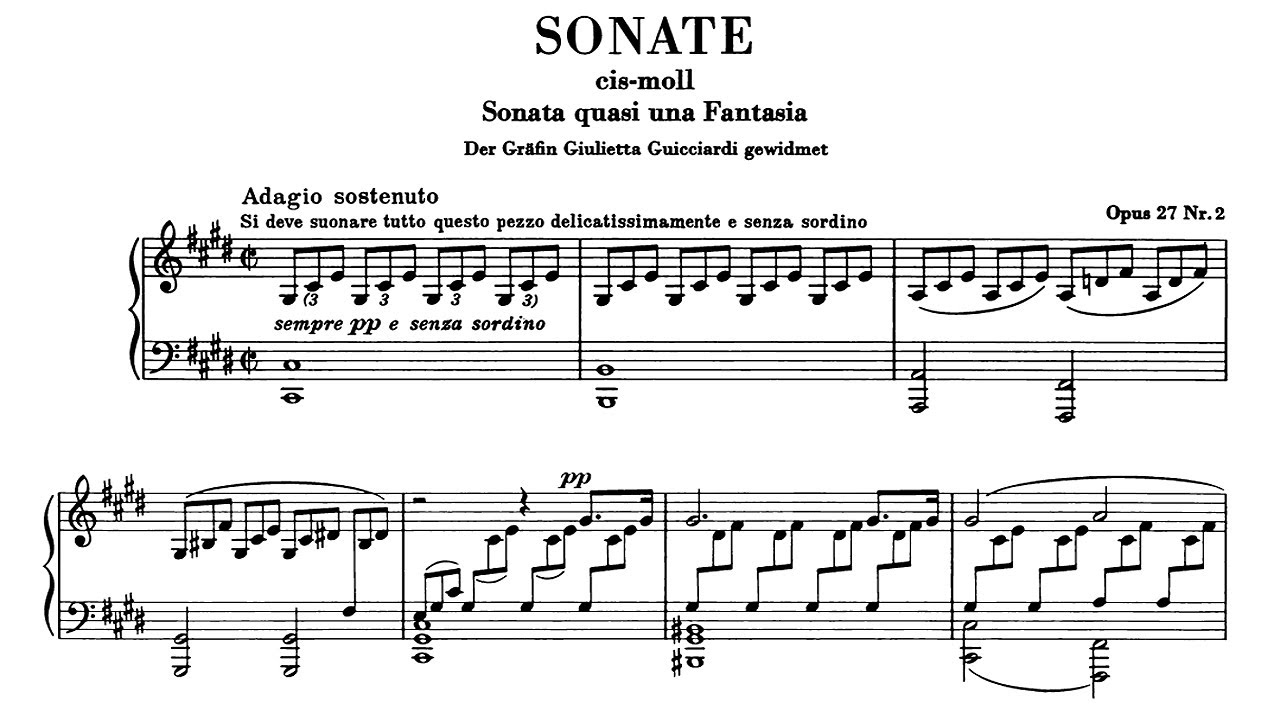 Beethoven / Glenn Gould, 1967: Piano Sonata Op. 27 No. 2