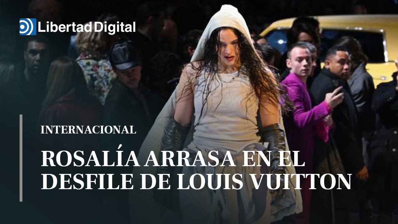 Rosalía conquista la pasarela de Louis Vuitton en París: look oversize y  los hits de Motomami