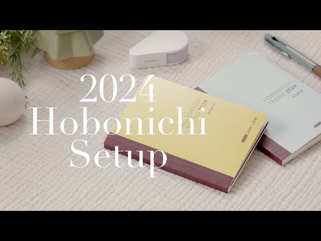 How I Setup My 2024 Journal (Hobonichi Techo)