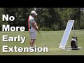 Eliminate Early Extension in Your Golf Swing