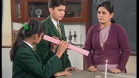 Light travels in straight line