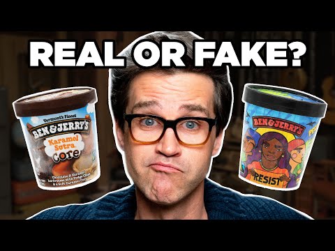 Real or Fake Ben & Jerry's Ice Cream Flavors (GAME)