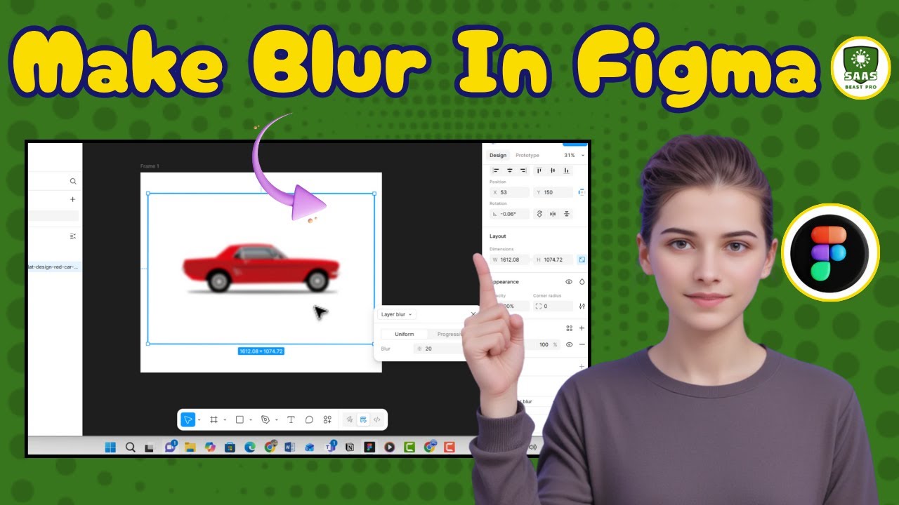 Как сделать размытие в Figma | Размытие слоёв и фона (2025)