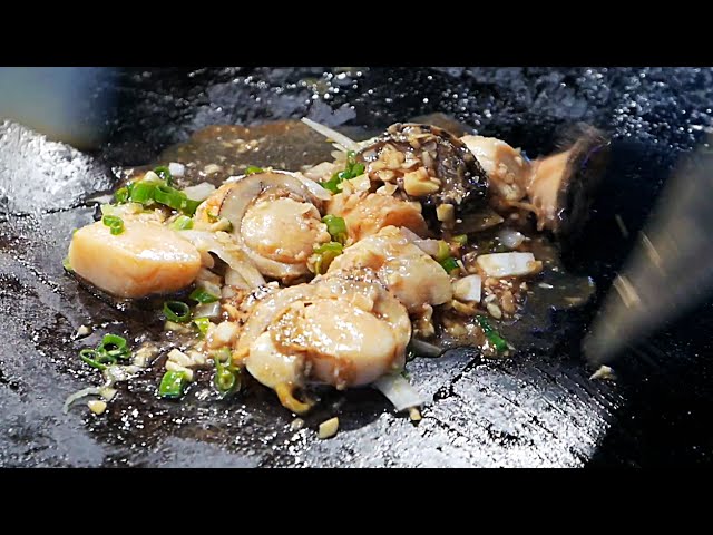 Taiwan Street Food - Abalone, Scallops, Fish Mix | Travel Thirsty