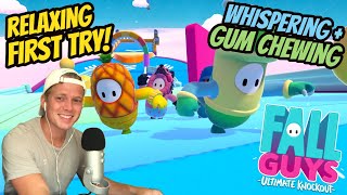 ASMR Gaming: Fall Guys | Relaxing First Try! - Gum Chewing & Whispering screenshot 5