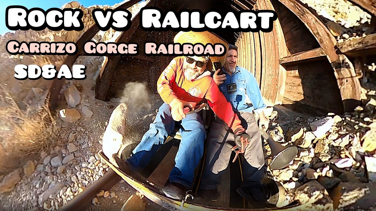 Complicated journey on the impossible railroad  RAILCART         4K  [CC]