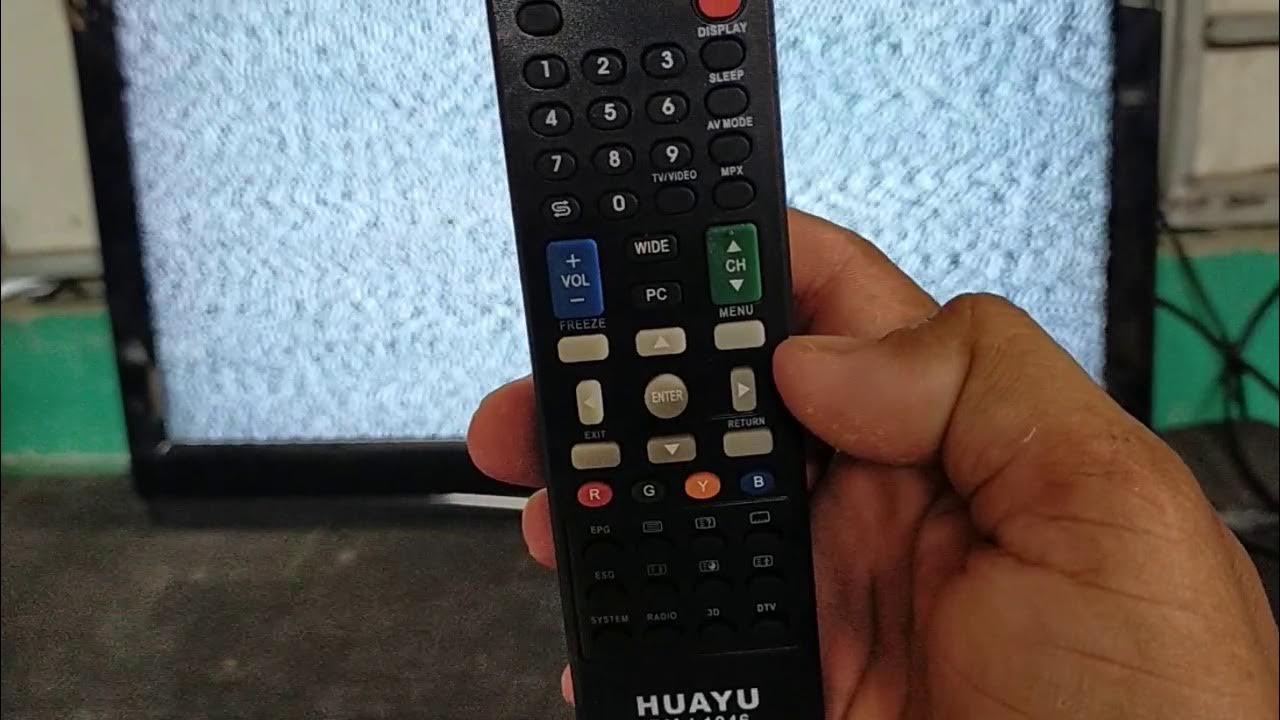 How To Rescan Channels Sharp TV LCD របៀបរាវប៉ុស្ដិ៍ទូរទស្សន៍ សាប sharp