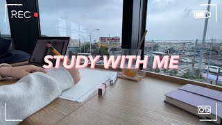 2HOUR STUDY WITH ME | cafe |  스타벅스에서 2시간 같이 공부해요 real sound, real time, cafe asmr