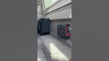 2003 F150 Subwoofer setup with Pioneer Amp and Kicker Comp C Sub!