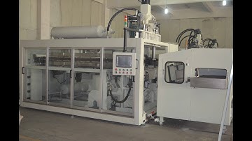 Full-Auto High Speed Tilting Mould Thermoforming Machine for 1.7mm PET Cups