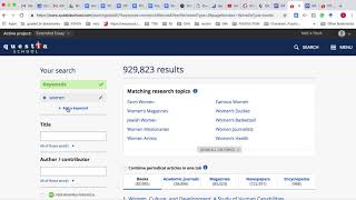 Intro to Questia