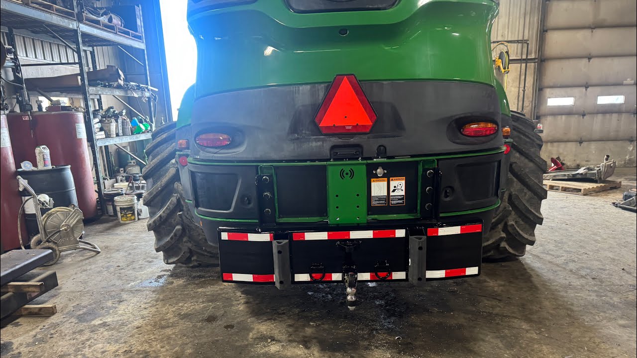John Deere 9900 Chopper Bumper Hitch Done