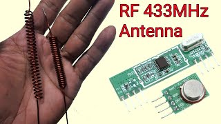 How to make RF433MHz Antenna 📡 (Elab Industrial)