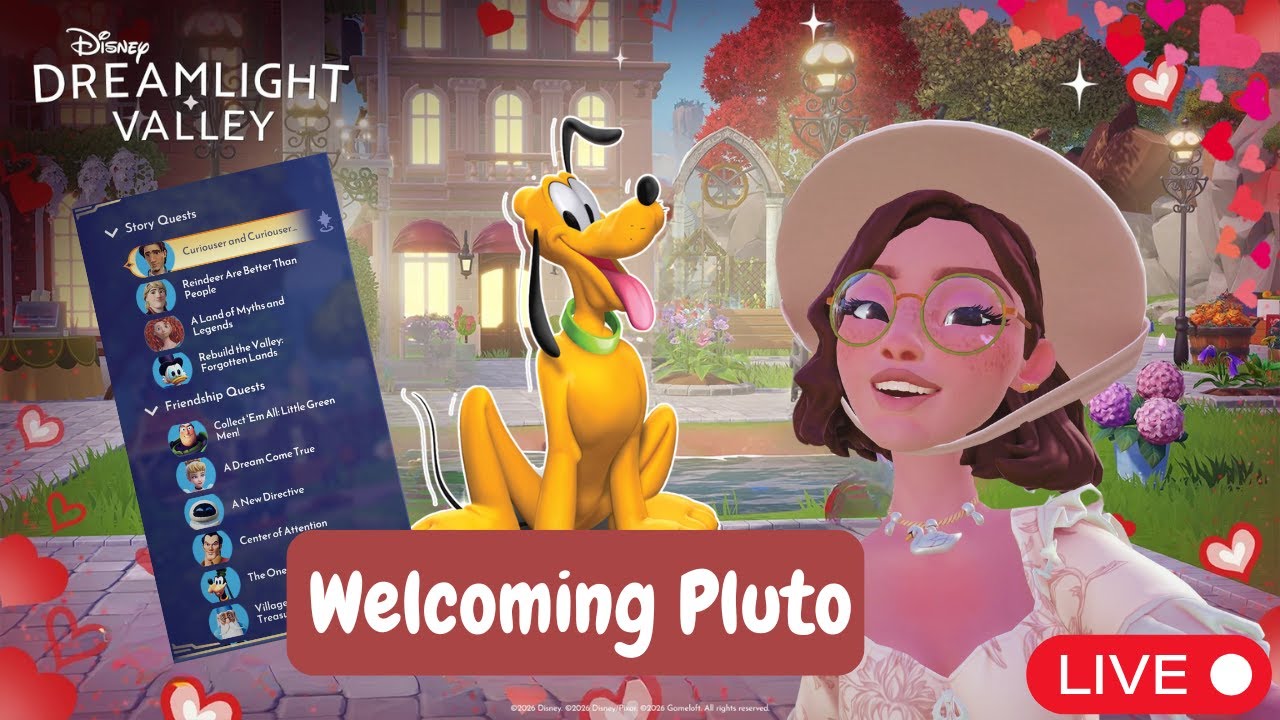 Welcoming Pluto l Disney Dreamlight Valley