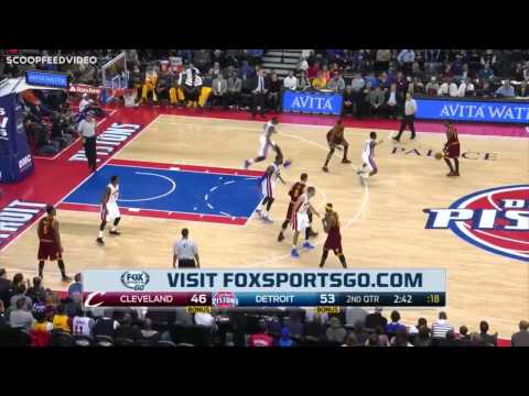 Cleveland Cavaliers Vs Detroit Pistons First Half Highlights Feb 24 2015 NBA 2014 15 Season