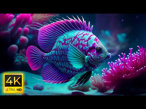 Aquarium Sea Animals With Relaxing Music