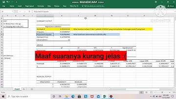 NI KADEK AYU SIPTIANI | C1K019059 | REGRESI LINEAR SEDERHANA DENGAN EXCEL STAT
