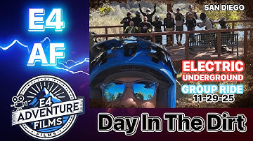 E4AF Electric Underground PEV Day In The Dirt ⚡️