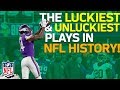 The Luckiest & Unluckiest Plays in NFL History | NFL Highlights