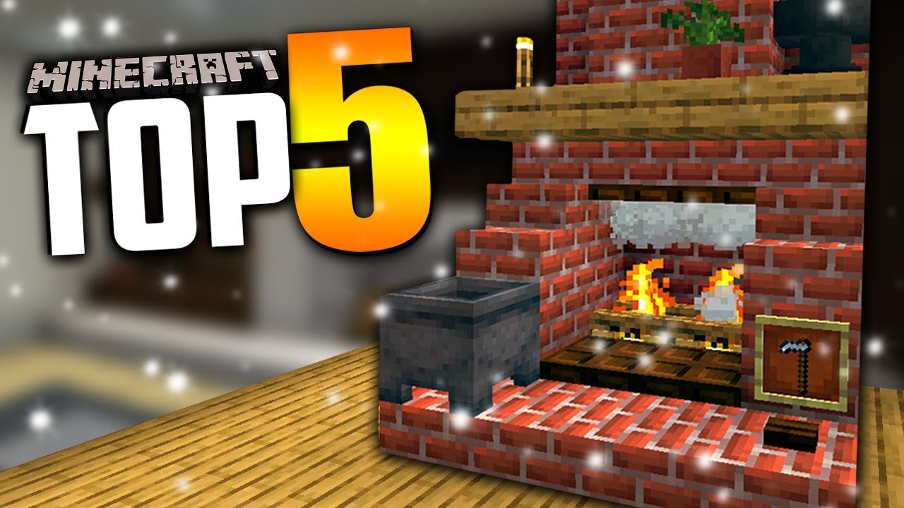 Top 5 Fireplace Designs In Minecraft, How To Build Outdoor Fire Pit In Minecraft