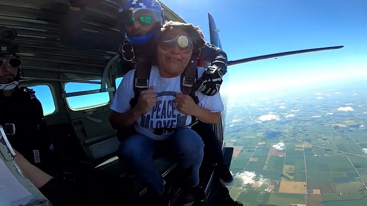 Paula Landers - Tandem Skydive at Skydive Indianap...