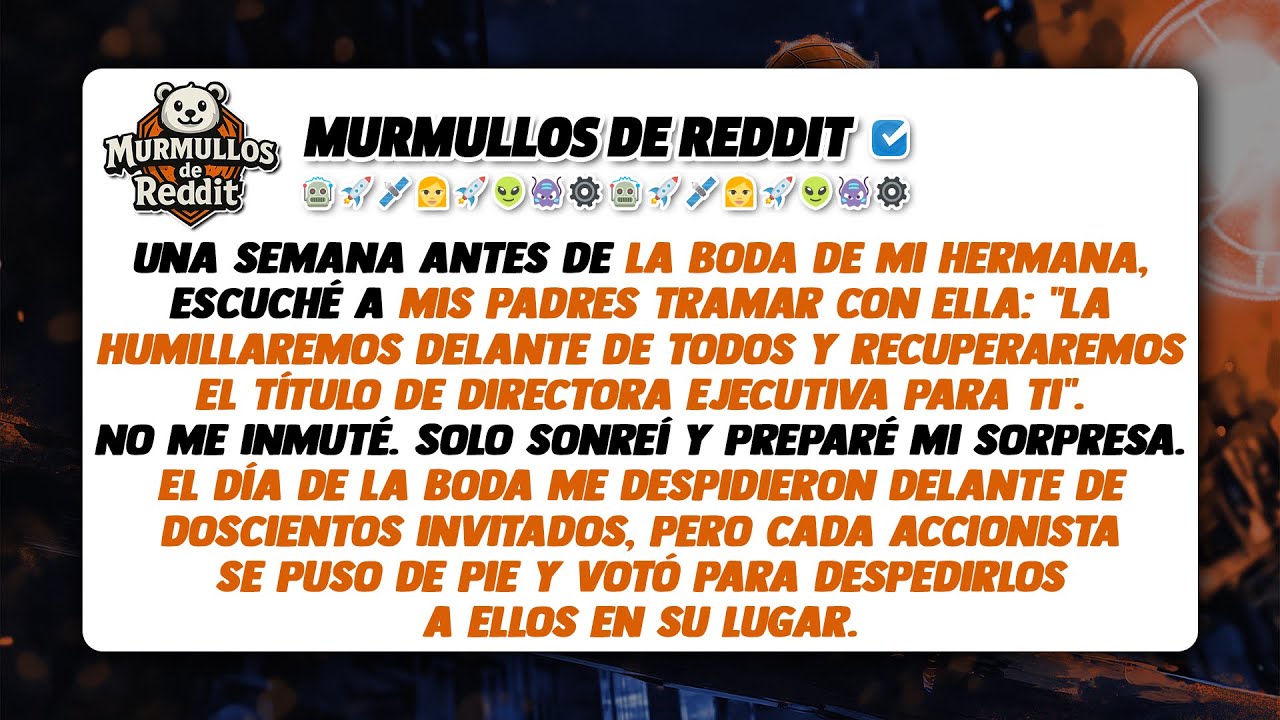 Escuché su plan para humillarme y despedirme en la boda de mi hermana, así que hice que se...
