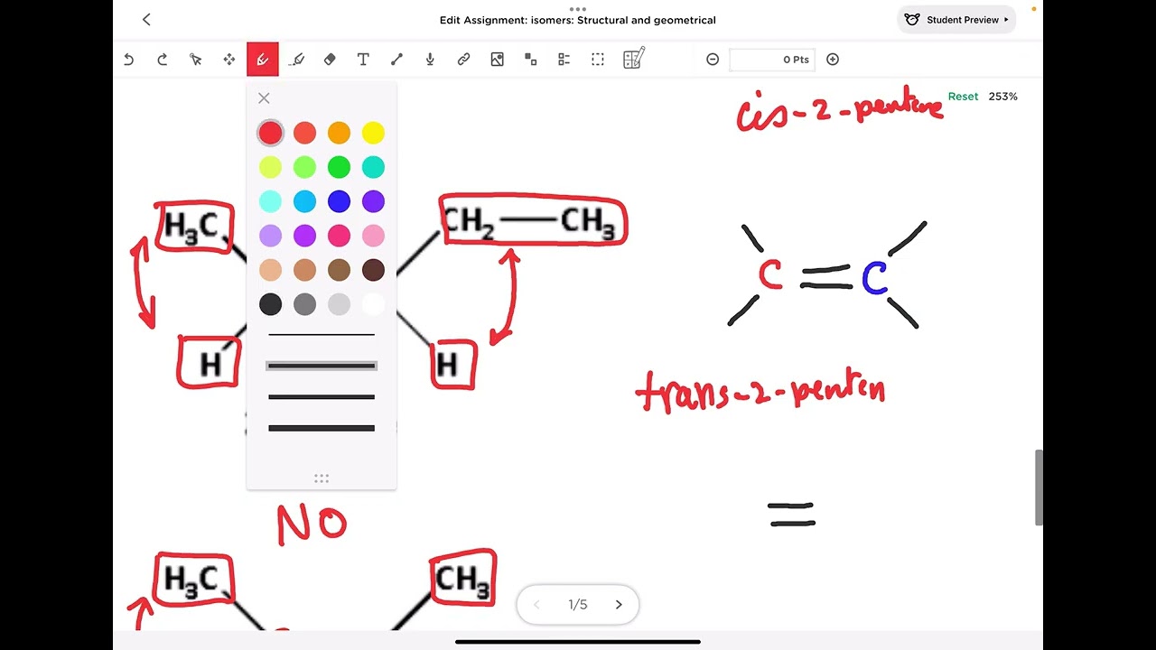 Структурные изомеры и геометрические изомеры