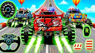 Mega Ramp Monster Car Racing 3D - Extreme Car Stunts -Android Gamepla #MegaRamp #3DGames #CarRacing screenshot 4