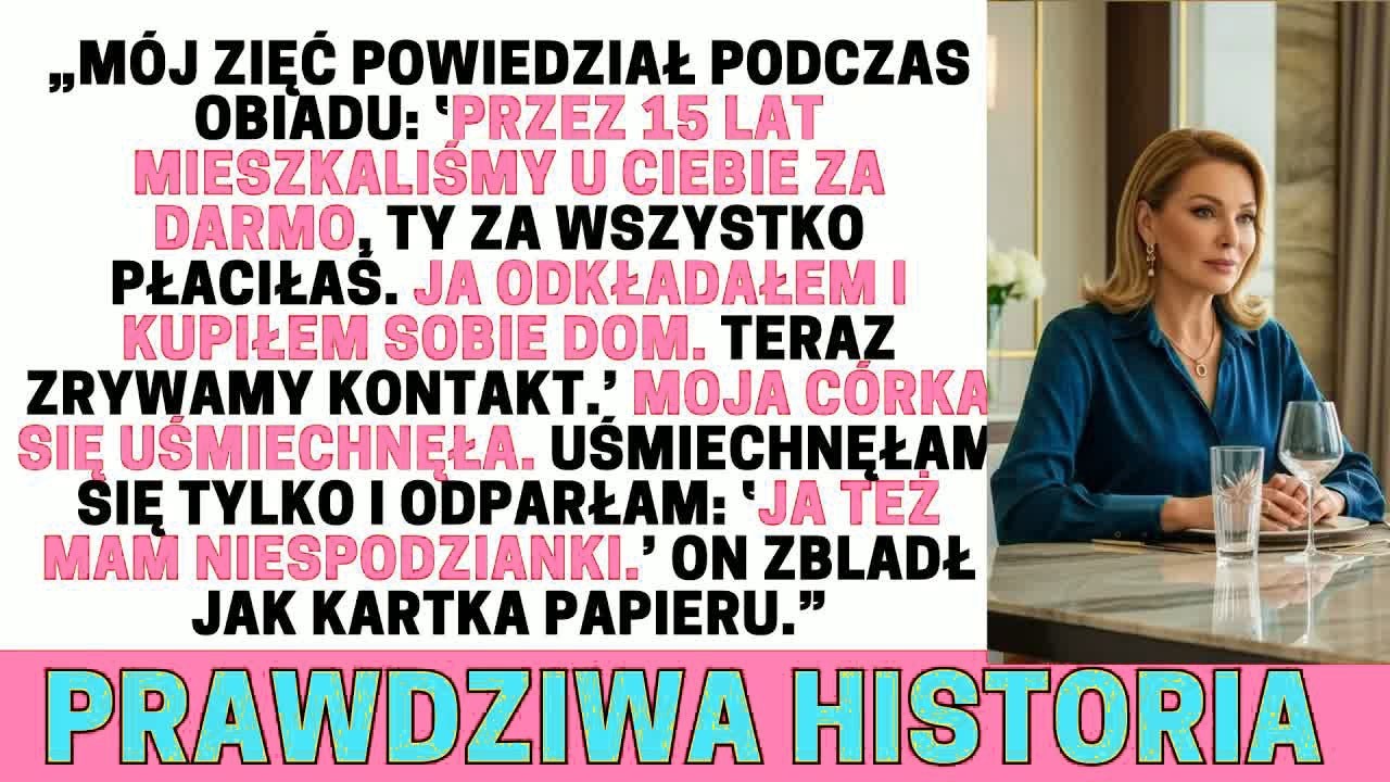 Kiedy to ty pokrywałaś wszystkie koszty, ja kupiłem sobie dom — i teraz to ty zostajesz tutaj sama