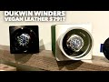 DUKWIN WATCH WINDER $79.99 VEGAN LEATHER REVIEW