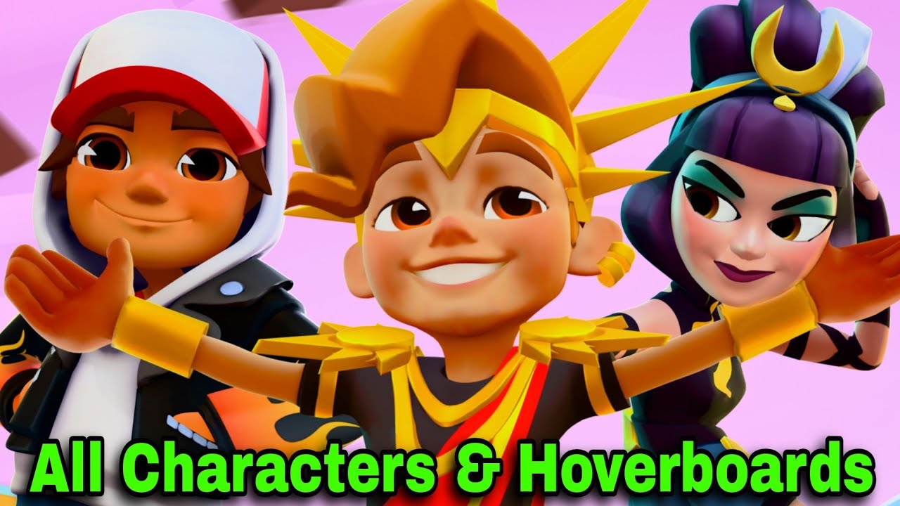 Subway Surfers : All Characters and Hoverboards 2025 Till Date....