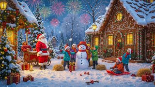 Relaxing Instrumental Christmas Music Playlist & Cozy Christmas Fireplace 🎁 Calm, Relax, Focus