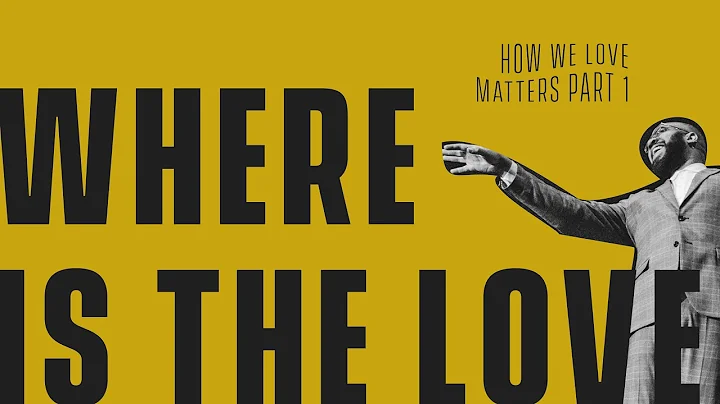 Fellowship: Part 1: Where Is The Love? Albert Tate