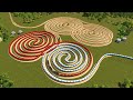Very Long Train Goes Fast & Spins Through Four Spiral Extreme Tracks🚂⚠️Trainz Simulator 2022